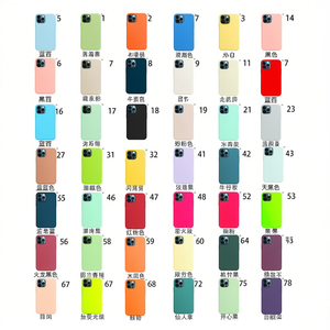 Funda de silicona líquida DAM para iPhone XR, funda protectora suave con diseño original YT - Product Image 1