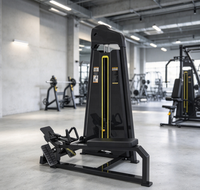 Appareil de musculation multifonctionnel pour la maison avec câble en acier, pour exercices dorsaux, tirage vertical et rameur, avec pile de poids de 75 kg