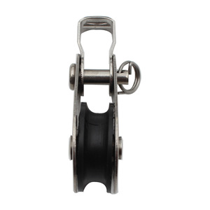 Polea de acero inoxidable M25 con rueda de nailon para reparación y reemplazo de herrajes marinos para embarcaciones - Product Image 2