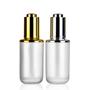 Cuentagotas de presión con pipeta de vidrio, botón pulsador de plástico negro mate/brillante personalizado de 13mm - Product Image 5