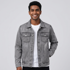 Wholesale High Quality Winter Lined <b>Denim</b> <b>Jacket</b> <b>Men</b> <b>Men</b> Winter Breathable Outdoor Full Sleeve <b>Denim</b> <b>Jacket</b> <b>Jacket</b> for man - Product Image 1