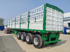Semi-remorque à ridelles 3/4/5 essieux, longueur 15m, robuste, capacité 70/80/90 tonnes, pour <span class=keywords><strong>le</strong></span> transport de bétail - Product Image 4