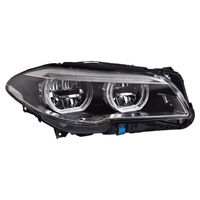 Ensemble de phares LED pour BMW Série 5 F10 F18 2010-2017, yeux d'ange LED, feux de jour LED, clignotants dynamiques