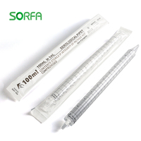 Jsosorfa — pipette physiologique réutilisable, 10 ml, accessoires de laboratoire, en plastique