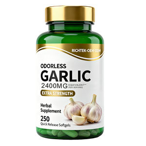 תוספי שום ריח באיכות גבוהה בצורת softgel עשויים תמציות צמחים טבעיים שאינם gmo וללא גלוטן - Product Image 5