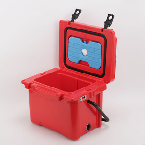 Glacière portable rotomoulée robuste 17QT à isolation thermique pour camping, pêche, chasse, avec panneau solaire et logo, étanche aux fuites - Product Image 3