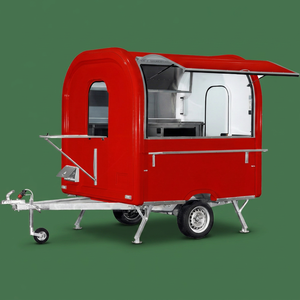 Camión de Comida Móvil Multiusos de Venta Caliente Directo de Fábrica, Resistente a la Corrosión, con Compartimentos Aislados de Fibra de Vidrio y Aluminio para Dulces - Product Image 1