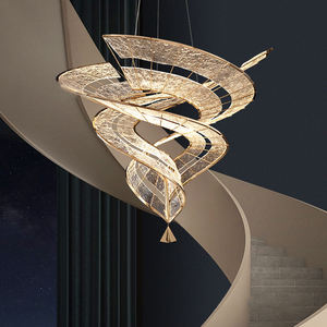 Candelabros minimalistas de lujo personalizados, luces colgantes modernas para vestíbulo de hotel y Villa - Product Image 2