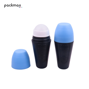 Customizable 50ml PP Roll-On <b>Bottle</b> – Opaque Lightproof Applicator for Deodorant, Empty Cosmetic Packaging - Product Image 1