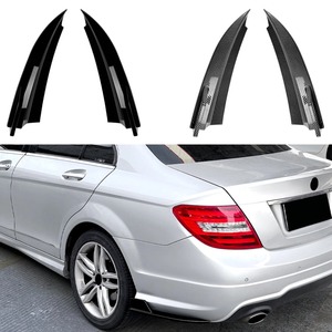 สปอยเลอร์กันชนหลัง ลิปสปลิตเตอร์ ฝาครอบดิฟฟิวเซอร์หลัง สำหรับ Mercedes Benz C-Class W204 AMG Line 2008-2014 ชุดแต่งรถยนต์ - Product Image 1
