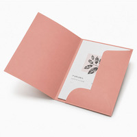 Carpeta de Presentación de Papel A4 con Logotipo Personalizado, Carpeta de Archivo de Oficina de Cartón Impermeable