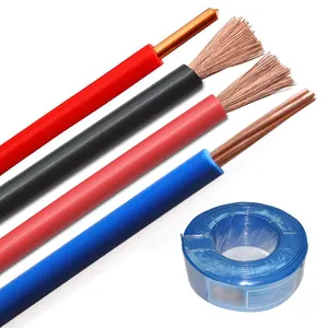 H07V-U, H07V-R, H07V-K Copper Conductor 1.5/2/4/6/10mm2 PVC Insulated Electric Wire