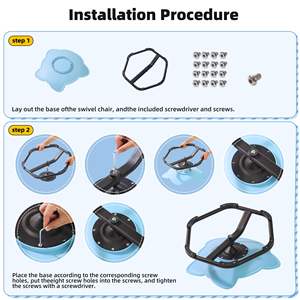 Autism Kids Drehstuhl, sensorisches Spielzeug für Kinder, Spinning Chair Wobble Seat Balance Sitz-und Schleuder sitz, Physiotherapie geräte - Product Image 3