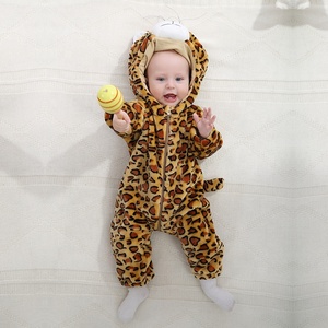 Michley 2025 invierno Unisex niño mameluco 3D bebé disfraz con cabeza de Animal Sudadera con capucha pijama con cremallera recién nacido traje de Cosplay - Product Image 4