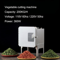 Groente- en fruitsnijmachine voor verwerkingsbedrijven, groene ui snijmachine