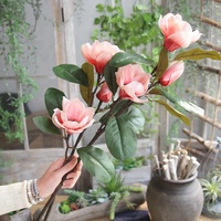 Orchidée artificielle en soie de luxe moderne pour la décoration intérieure de la maison