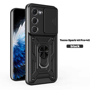 ฝาปิดกล้องแบบเลื่อน <span class=keywords><strong>ราคา</strong></span>โรงงาน สำหรับ Infinix Tecno Spark 40 Pro Plus 4G ป้องกันการกระแทก พร้อมขาตั้ง - Product Image 1