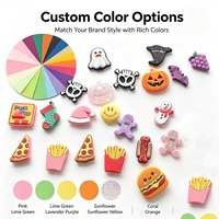 Breloques en caoutchouc PVC souple 3D mignonnes en gros, pendentifs pour sacs de fruits et de snacks / embellissements DIY, conception personnalisée OEM (sans dropshipping)