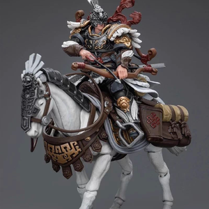 Dark Source Jianghu Series - White Feather Heavy Armored Bow Cavalry of <strong>the</strong> Northern <strong>Kingdom</strong> 1:18 Action Figure with Vehicle - Product Image 6