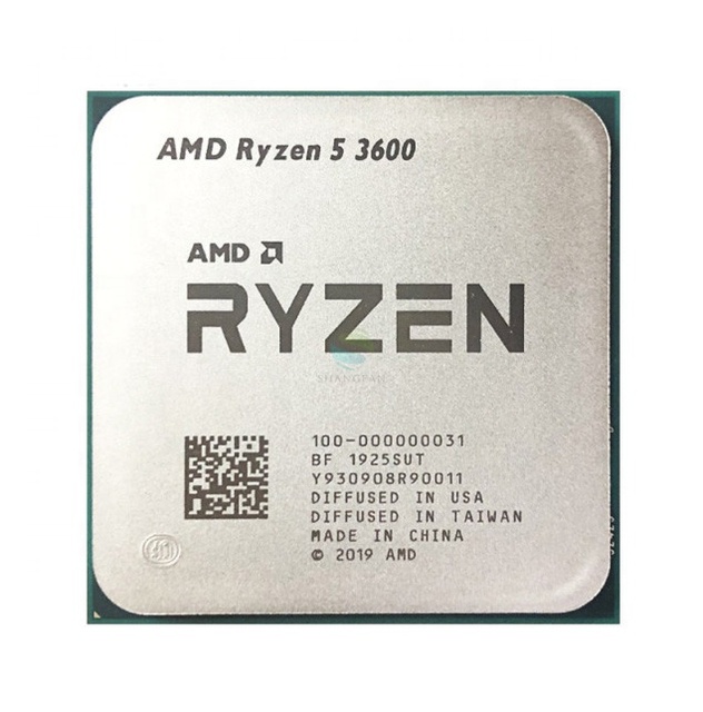 For AMD R5 3600 R5 3600 3.6 GHz Six-Core Twelve-Thread CPU Processor 65W L3=32M 100-000000031 Socket AM4 Used Condition