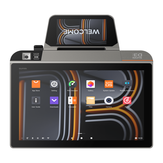 Sunmi D3 Mini Android Pos System Terminal All in One Tablet Pos Machine Touch Screen Built in Printer