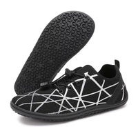 Chaussures décontractées confortables et respirantes pour hommes et femmes, avec lacets élastiques à lignes géométriques, antidérapantes, idéales pour le sport – Approvisionnement direct usine