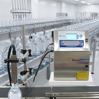 Imprimante de codes de date à jet d'encre automatique en ligne Willita S196, haute productivité, facile à utiliser pour les bouteilles rondes en métal/plastique/verre