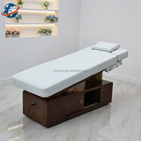 Table de massage électrique moderne à 4 moteurs avec éponge haute densité réglable pour salon, spa, pédicure et lit de beauté