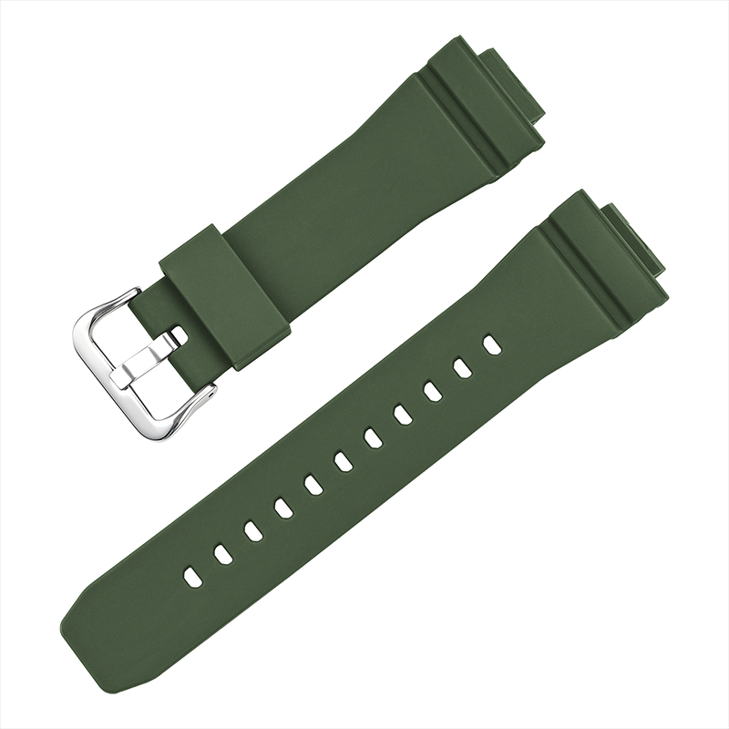Army Green+Silver Buckle