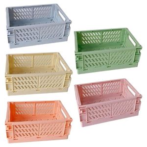 Đa Chức Năng Gấp Đồ Chơi Lưu Trữ Hộp Giỏ Nhà Bếp Thực Phẩm Trái Cây Đóng Mở Crate Có Thể Xếp Chồng Nhựa Biểu Tượng Tùy Chỉnh Hình Chữ Nhật - Product Image 6