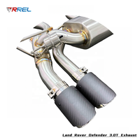 Système d'échappement Valvetronic en acier inoxydable pour Land Rover Defender 3.0T 2020-2025, avec quatre sorties, amélioration des performances