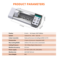 Máquina Inteligente para Cortar Láminas de Hidrogel, Plotter de Corte para Fabricar Protectores de Pantalla para Teléfonos
