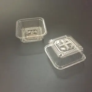 Einweg-PVC/PP Mooncake-Kunststoffs chale in Lebensmittel qualität Blister Clear Square Inner Packing Tray