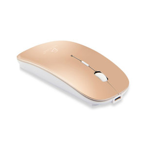 <b>Silent</b> Rechargeable Wireless <b>Mouse</b> Gold Color Ergonomic Design For Office And Home Use - Product Image 1