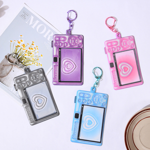 Nuovo Design personalizzato supporto <span class=keywords><strong>foto</strong></span> stelle <span class=keywords><strong>foto</strong></span> raccogli Kpop PVC porta carte - Product Image 2