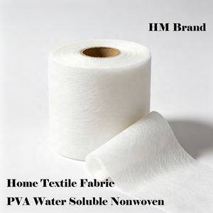 OEM 100% PVA Non-tissé, Rouleau de stabilisateur de broderie <span class=keywords><strong>soluble</strong></span> dans l'eau, Tissu textile <span class=keywords><strong>soluble</strong></span> pour broderie - Product Image 1