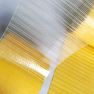 Sohi Best Seller Ruban Adhésif Robuste en Fibre de Verre <span class=keywords><strong>pour</strong></span> Revêtements de Sol et Bâtiments avec Support en Papier de <span class=keywords><strong>Protection</strong></span> Jaune - Product Image 4