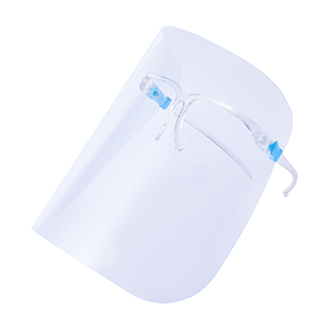 Vente en gros Transparent pour la protection personnelle Jetable Full Face Sheilds Isolation Protective PET Face <span class=keywords><strong>Shield</strong></span> - Product Image 1