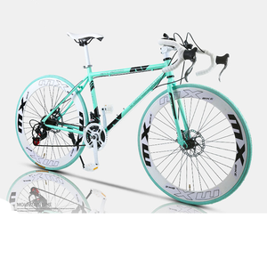 Vélo de route en acier à 24 vitesses OEM pour hommes - Vélo de course de haute qualité avec frein à disque et roues en alliage d'aluminium - Product Image 3
