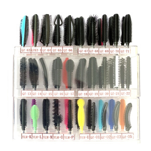 Brosse applicatrice de mascara en silicone, brosse à cils en caoutchouc - Product Image 2