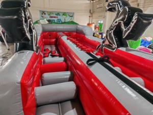 Juegos Competitivos Inflables de Doble Carril para Team Building, Bungee Run en Venta - Product Image 5