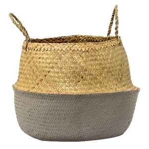 Best Seller Natural Seagrass Woven <b>Wicker</b> <b>Storage</b> <b>Basket</b> Handmade With Handles High Quality From Vietnam Wholesale - Product Image 5