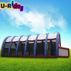 Çin üretici ucuz şişme spor sahası paintball arena satılık pvc şişme paintball bunker alan