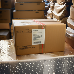 100x150mm trực tiếp nhiệt tự dính Tùy chỉnh chống giả hình chữ nhật vận chuyển bao bì nhãn cuộn 4x6 inch in - Product Image 3