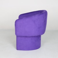 Chaise de réunion de bureau souple en velours de luxe fauteuil en tissu de loisirs de style classique