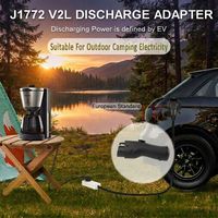 Nouvel adaptateur portable de véhicule à chargeur 15 ampères 120 V CA, prise de décharge EV J1772 avec prise US