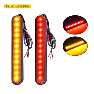Đèn biển số <span class=keywords><strong>LED</strong></span> động tùy chỉnh - Hiển thị khi khởi động & xi nhan màu hổ phách - dành cho xe máy, ô tô & dự án tùy chỉnh - Product Image 3