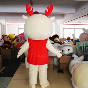 कस्टम हिरण कार्टून शुभंकर पोशाक खेल प्रदर्शन क्लब ब्रांडिंग और स्वयंसेवक पार्टी - Product Image 3