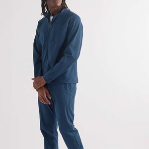 Chaqueta de Golf Personalizada de Alta Calidad para Hombre, 100% Poliéster, Tejido de Punto, Manga Larga, Cierre de Cremallera, Estilo Casual - Product Image 2