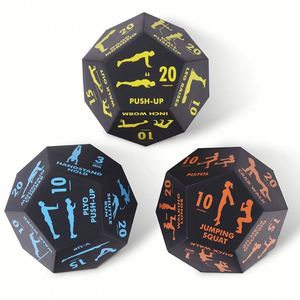 Dado de Ejercicio de 12 Caras para Entrenamiento en Casa, Gimnasio, Ejercicio Aeróbico y Yoga, Divertido Dado Promocional para Juegos de Ejercicio - Product Image 1